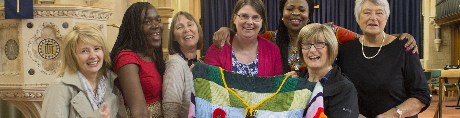 A community group holding a craftwork in Black History Month Competition.