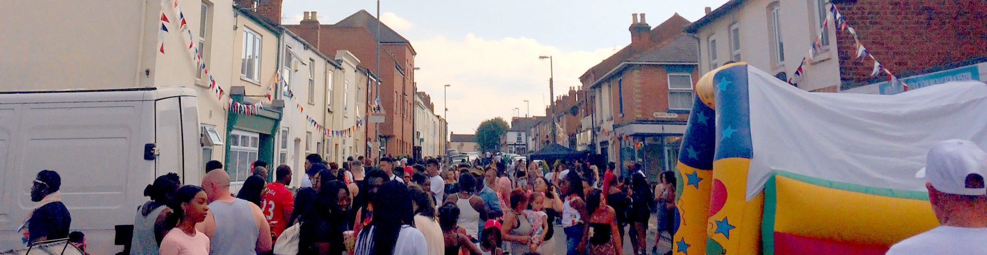 Gloucestershire community on a street event.