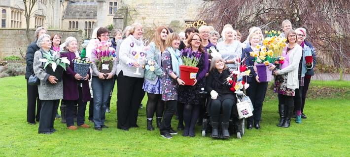 Group photo at Leckhamption Sue Ryder Hospice
