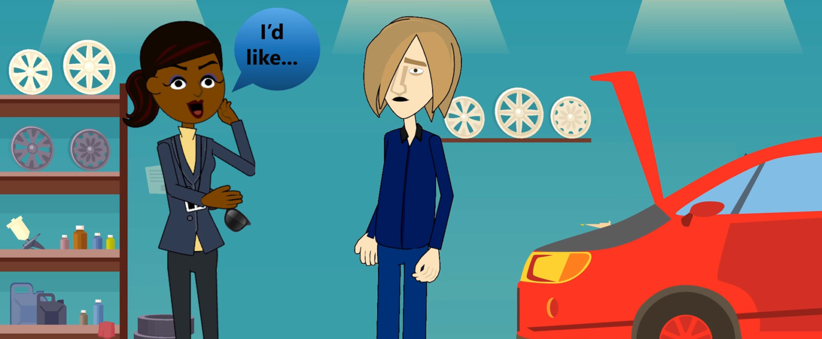 A screenshot from making conversations easier movie