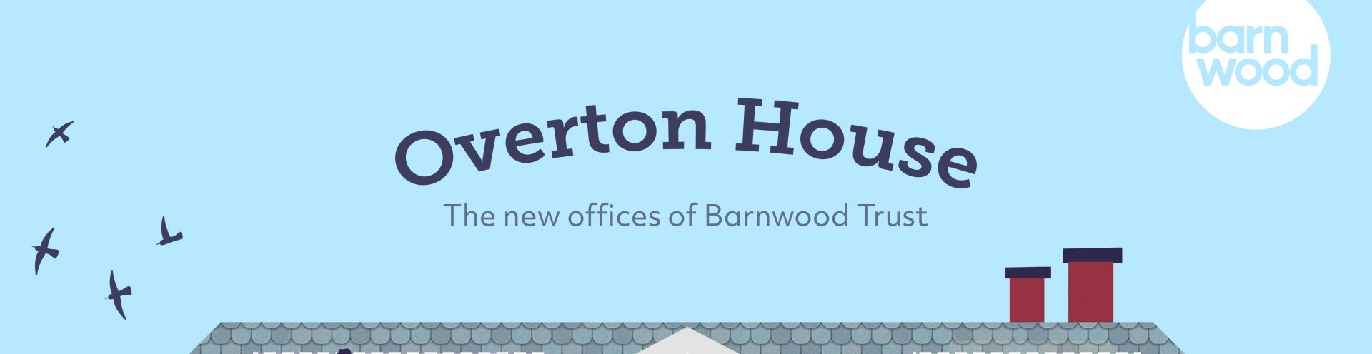 An illustration shows Barnwood Trust's new office