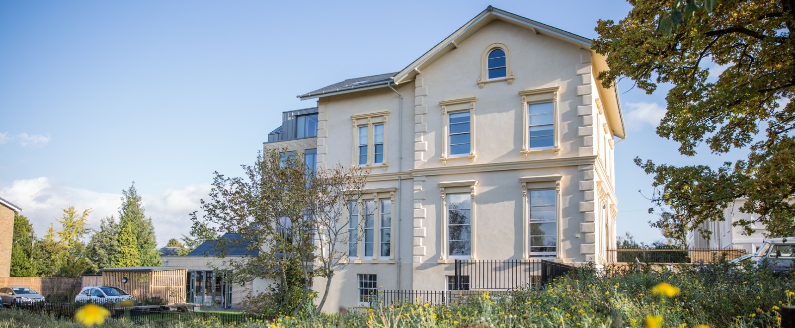 Photo shows Overton House in Cheltenham. The headquarters of Barnwood Trust