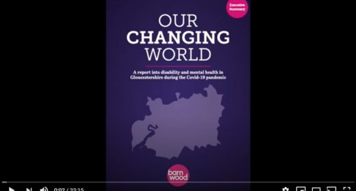 Image of the beginning of the Our Changing World BSL video