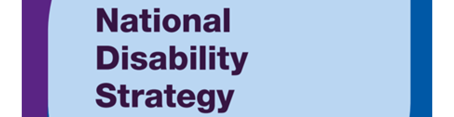 National Disability Strategy cover image