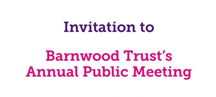 Invitation to Barnwood Trust's Annual Public Meeting