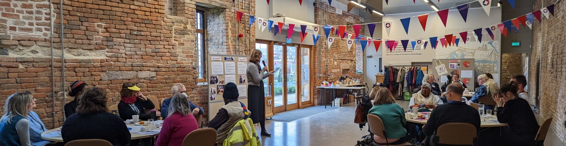 Photo of an event for Barnwood Circle being held at Llanthony Secunda Priory in Gloucester.