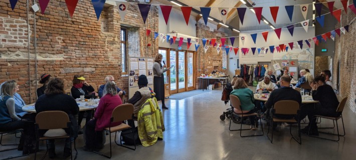 Photo of an event for Barnwood Circle being held at Llanthony Secunda Priory in Gloucester.