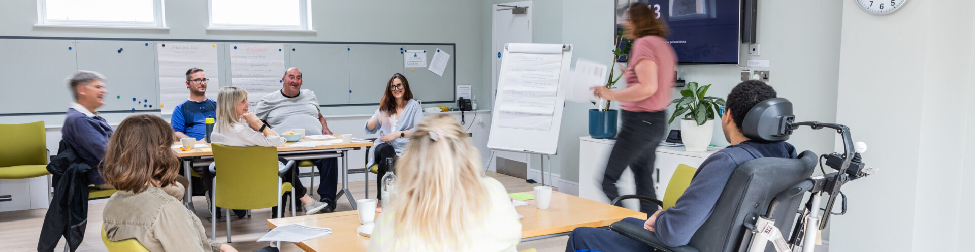 Photo of a group of Barnwood Trust staff and Barnwood Circle members at a co-design session.