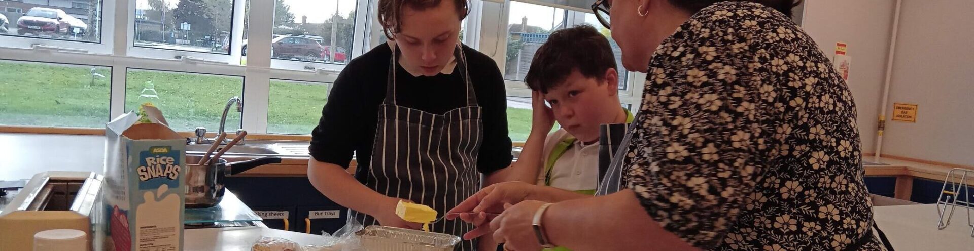 Photo from the cooking session at Belmont School After school club